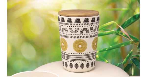 Paperproducts Design Tassen-Set (2 Stück) Mit Adagio-Muster – Weiß/schwarz, In Geschenkbox