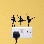 Light Switch Stickers Ballerinas (set of 3)