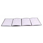 A4 6 Pages Folding Music Score Folder 