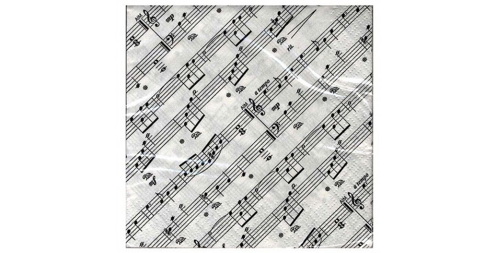 Napkins 2-Ply Sheet Music 