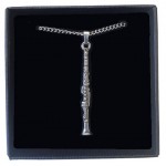 Clarinet Pendant Pewter 