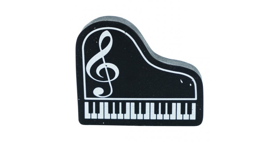 Piano Eraser Black 